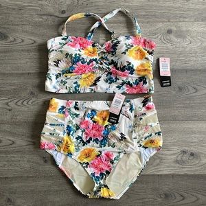 Torrid floral swimsuit